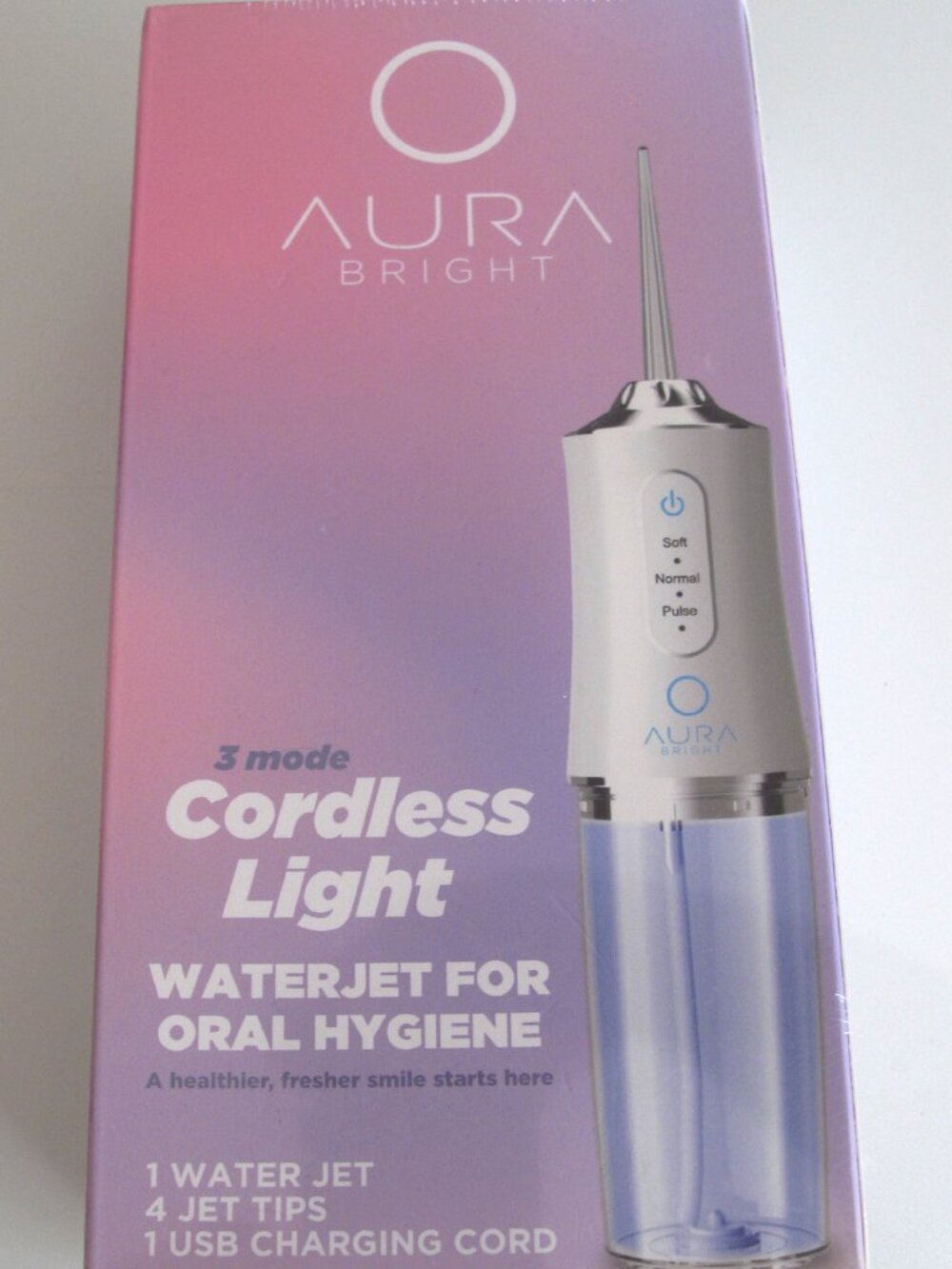 🆕 Dental cleaner | Aura Bright Cordless Light Water Jet NWT in Sealed box